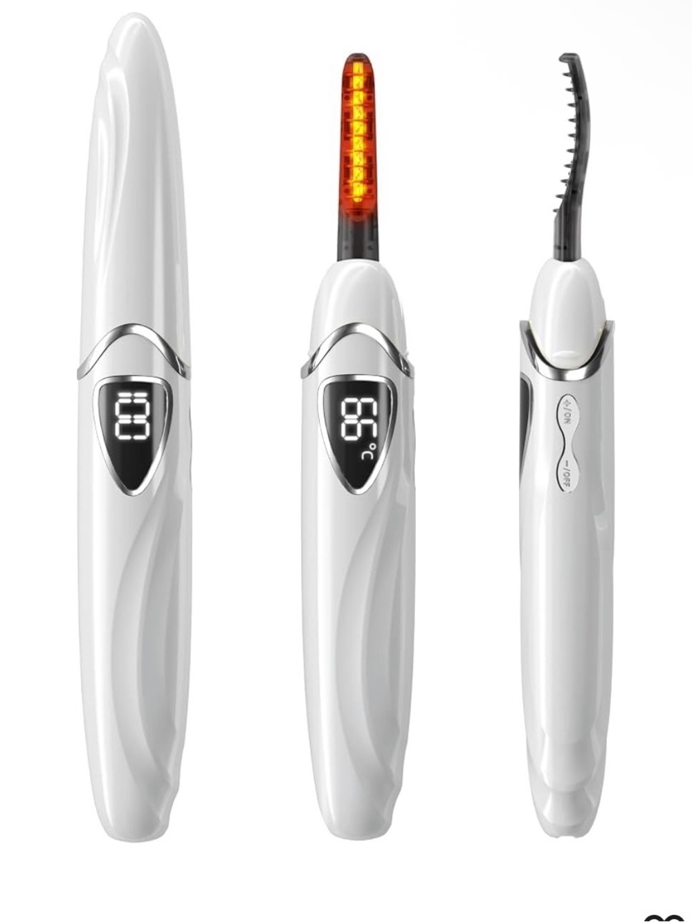 LED Heated Eyelash Curler with USB